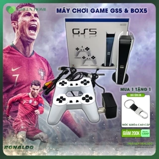 Máy chơi game tay cầm không dây GS5 & Game Box HDMI + 818 trò chơi có sẵn - Kết nối tivi - Bảo hành 2 năm