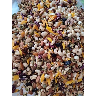 Ngũ cốc dinh dưỡng Granola siêu hạt/ Mix hạt - 500g ( video và hình ảnh thật)