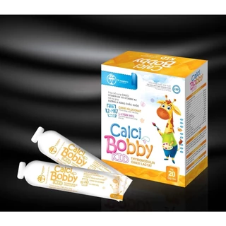 Canxi hữu cơ CALCI BOBBY KID,vitamin D3K2, giúp xương và răng chắc khỏe, hỗ trợ phát triển chiều cao(hộp 20 gói)