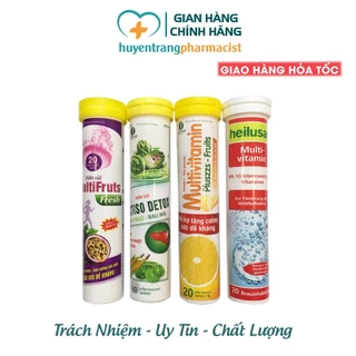 Viên sủi thanh nhiệt, mát gan, bổ sung vitamin cho cơ thể (Tuýp 20 viên)