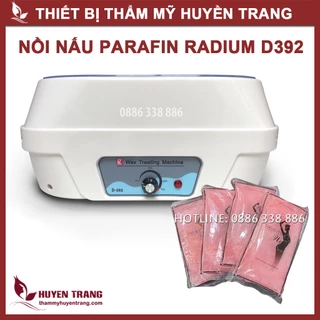 Nồi Nấu Sáp Parafin Chính Hãng RADIUM D392 Giúp Ủ Da Chân Tay Mềm Mại, Căng Mịn, Giữ Ẩm, Tránh Khô Ráp, Nứt Nẻ NANOCEE