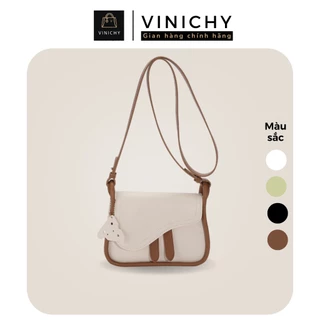 Túi xách nữ đeo chéo, đeo vai đi chơi, đi học VINICHY, da đẹp, thời trang cao cấp size 20cm HA278