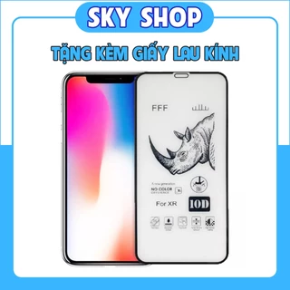 Kính Cường Lực Iphone 10D TÊ GIÁC Full Màn Chính Hãng 6/6s/7/7plus/8/8plus/x/xr/xs/11/12/13/14/pro/max/plus