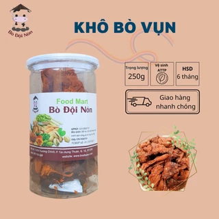 250Gr Khô Bò Vụn Miếng Lớn vị cay | Bò Đội Nón Shop