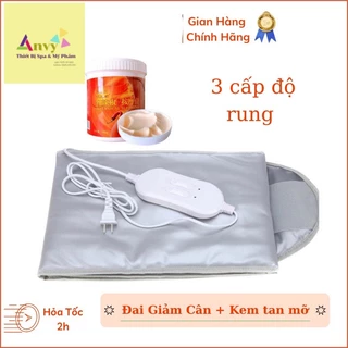 Đai quấn nóng giảm béo ( Bh12 tháng ) ,Đai giảm béo massage 3 cấp độ