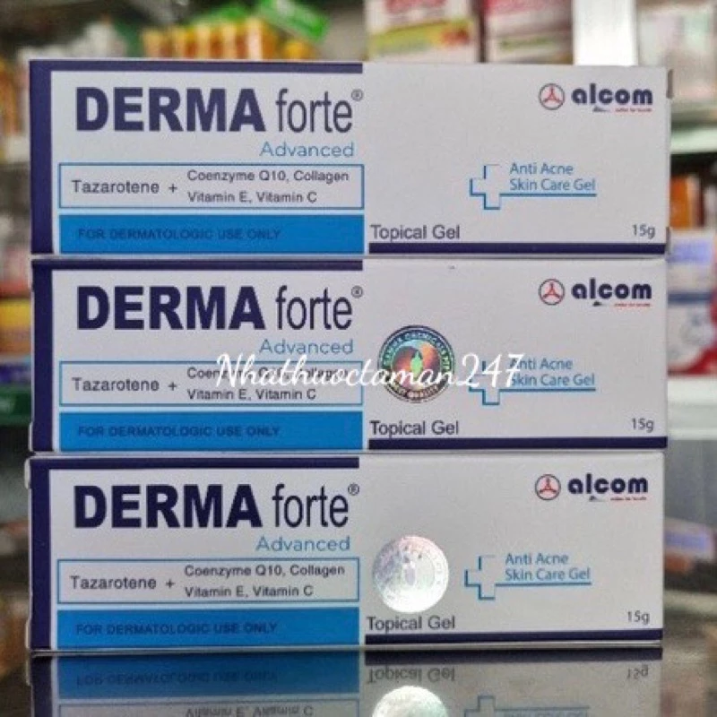 Derma Forte kem giảm thâm, giảm mụn, sáng da tuýp 15g