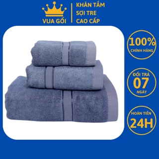 Khăn Sợi Tre Cao Cấp BAMBOO TOWEL Sang Xịn Mềm Mịn Kháng Khuẩn Thấm Hút Cực Tốt - Nhiều Kích Thước