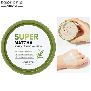 Mặt Nạ Đất Sét Trà Xanh Some By Mi Super Matcha Pore Clean Clay 100g