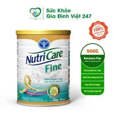 Lon 900g Sữa bột Nutricare Fine dinh dưỡng tăng cường miễn dịch cho bệnh nhân ung thư