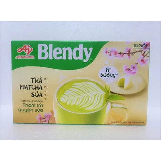 [Hộp XANH LÁ 160g] TRÀ HÒA TAN MATCHA SỮA Blendy [VN] AJINOMOTO Matcha Milk Tea