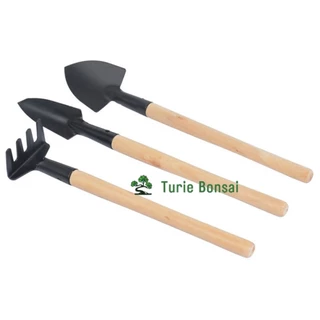 Bộ 3 món dụng cụ làm vườn siêu xinh dùng trồng bonsai, sen đá