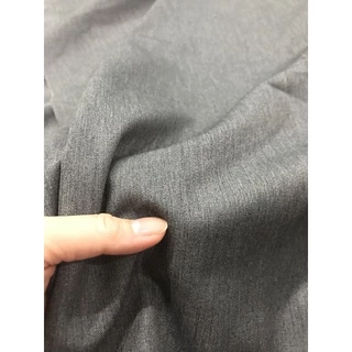 Vải Kaki Jean may Quần tây -Đầm -Vest (Nam,Nữ -khổ 1m5)màu xám chất dày dặn đứng form,không mềm rũ
