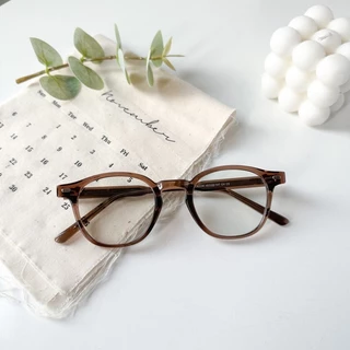 Gọng giả cận, Kính cận tròn nhựa acatate lõi thép cao cấp 2236 Jolie eyewear