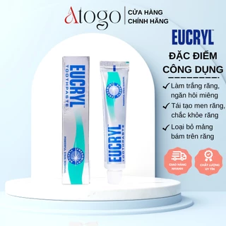 Kem Đánh Răng Bạc Hà Tẩy Trắng Eucryl 62g