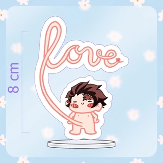 ( 8CM ) Mô hình Standee SK8 JUJUTSU BOKU GENSHIN TOKYO ver DÂY RỐN LOVE game anime chibi mica arcylic