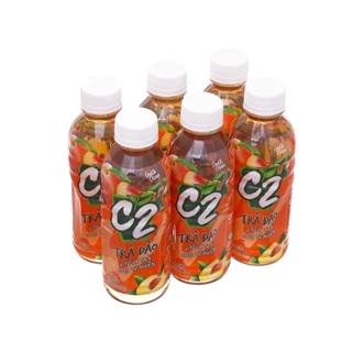 Lốc 6 Chai Trà Đen C2 Hương Đào Chai 225ml