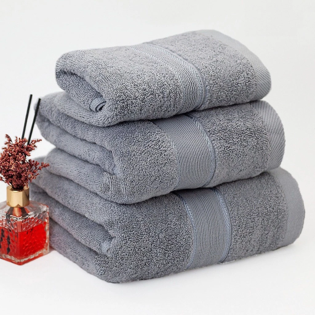 Khăn tắm gia đình 100% cotton bông mịn, dày, thấm hút nước tốt, kt 60*1m2