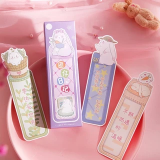 Hộp 30 bookmark đánh dấu trang hình thỏ cute