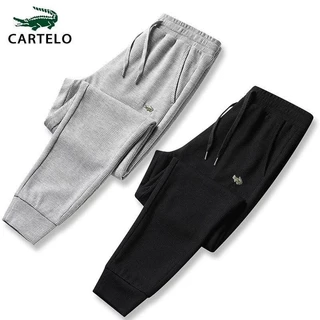 Quần jogger nam nữ Cartelo chất liệu cotton tổ ong dày đẹp