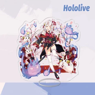 Mô Hình Đồ Chơi Nhân Vật Anime Hololive Vtuber Pekora Uruha Rushia Hosimati Suisei Bằng Acrylic Để Bàn Trang Trí