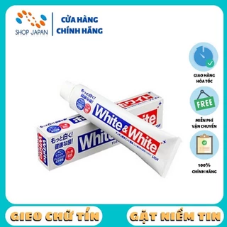 Kem đánh trắng răng White & White nội địa Nhật 150g