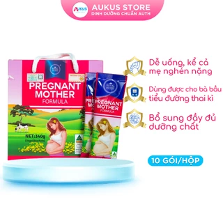 Sữa Bầu Hoàng Gia Úc ROYAL AUSNZ Pregnant Mother Formula Bổ Sung Vitamin Và Khoáng Chất Hộp 10 Gói