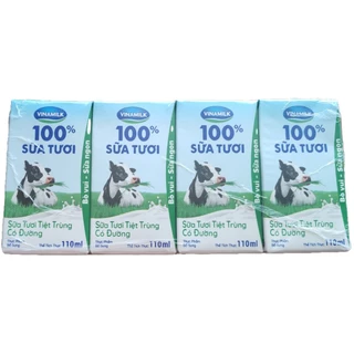 2 lốc Sữa Vinamil / Kun/ TH hộp 180ml