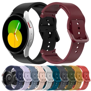 Vòng đeo tay dây đeo silicon cho Galaxy Watch 6 5 Pro 4 44mm 40mm 45mmClassic 47mm 46mm 43mm 42mm