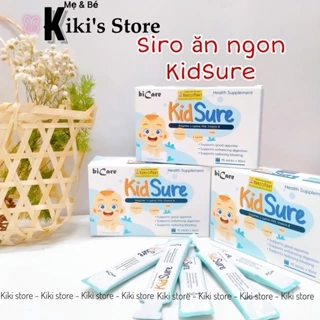 Kid Sure Bicare giúp hỗ trợ tiêu hóa, bé ăn ngon đường ruột khỏe Hộp 15 gói