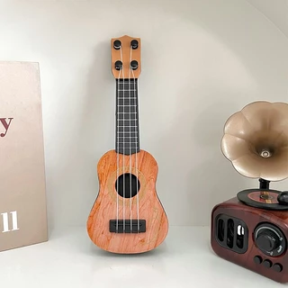 Mô Hình Đồ Chơi Đàn Ukulele Mini Để Bàn Trang Trí