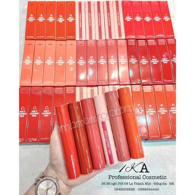 Son kem Romand Juicy Lasting Tint