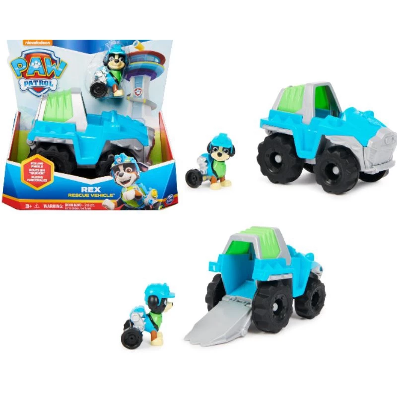 Đồ chơi Paw Patrol: chó cứu hộ Rex và xe