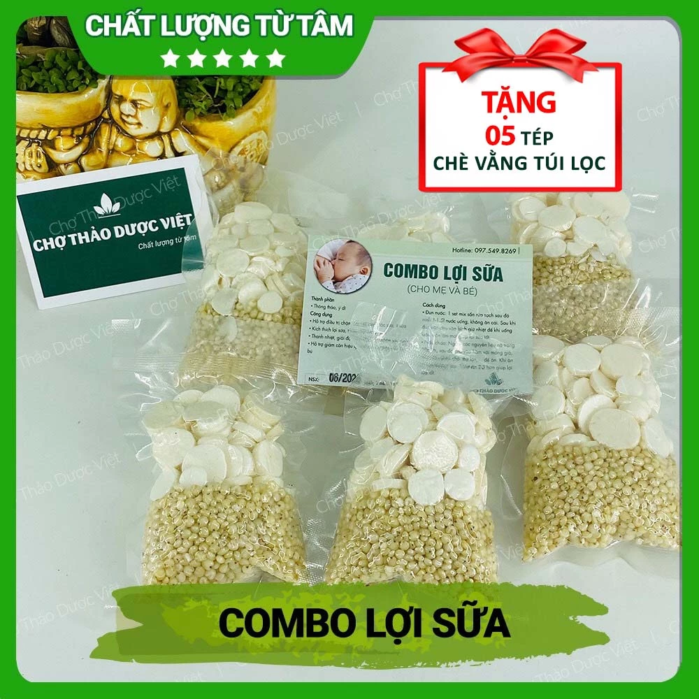 Combo Lợi Sữa Cho Mẹ Và Bé