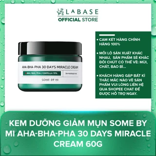 Kem Dưỡng Giảm Mụn Some By Mi AHA-BHA-PHA 30 Days Miracle Cream 60g - Hàng Nhập Khẩu