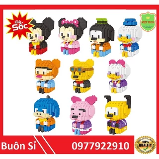 Lego đồ chơi lắp ráp xếp hình lắp ghép 3d mini cute nhân vật hoạt hình động vật cho bé trai bé gái