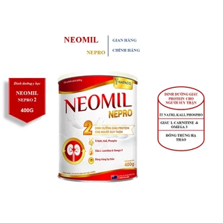 Sữa bột NEOMIL NEPRO 2 400G (DINH DƯỠNG GIÀU PROTEIN CHO NGƯỜI SUY THẬN)