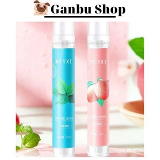 Xịt Thơm Miệng Heyxi 15ml Mẫu Mới Vị Đào-Vị Bạc Hà Giúp Khử Mùi, Tạo Hơi Thở Thơm Mát Dài Lâu