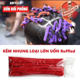 Kẽm nhung uốn tóc Ruffled  sợi to