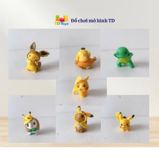 Đồ chơi mô hình Pokemon, cỡ trung, nhiều mẫu