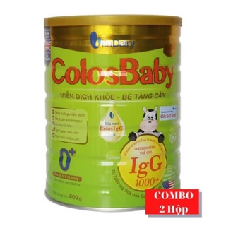 [Tích điểm -Đổi quà] Combo 2lon Colosbaby Gold 0+ lon 800gr (Date mới nhất)