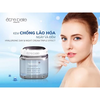 Kem dưỡng ẩm , kem chống lão hoá căng bóng mềm mịn da Hyaluronic Day & night cream etrebelle