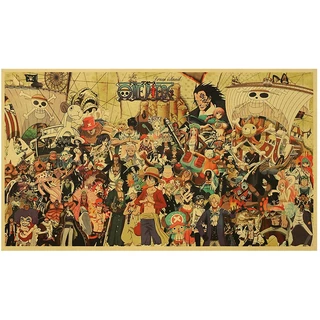 Poster One Piece KA020 70*40 Giấy dán tường Anime siêu đẹp