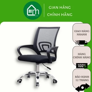 [Hoả Tốc] Ghế xoay văn phòng cao cấp Trường Mai Sài Gòn lưng lưới xoay tròn 360 độ nâng hạ di chuyển nhẹ nhàng