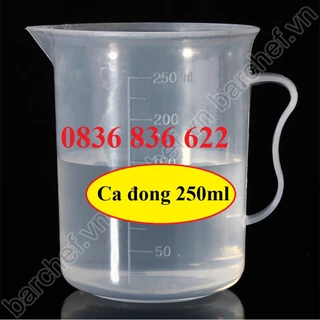 CA ĐONG NHỰA 100 - 250 - 500 ML - Có Vạch Phân Chia Định Lượng/