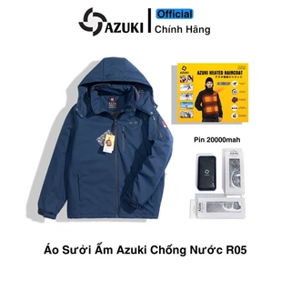 Áo Sưởi AZUKI Raincoat R05 Chống Mưa Tuyệt Đối, Pin 24000mah Thời Gian Từ 8 Đến 15 Tiếng