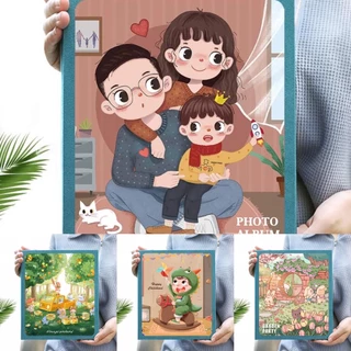 Album ảnh dung lượng 200 ảnh size 10x15cm lưu trữ kỷ niệm, quà tặng người thân yêu, người yêu, gia đình