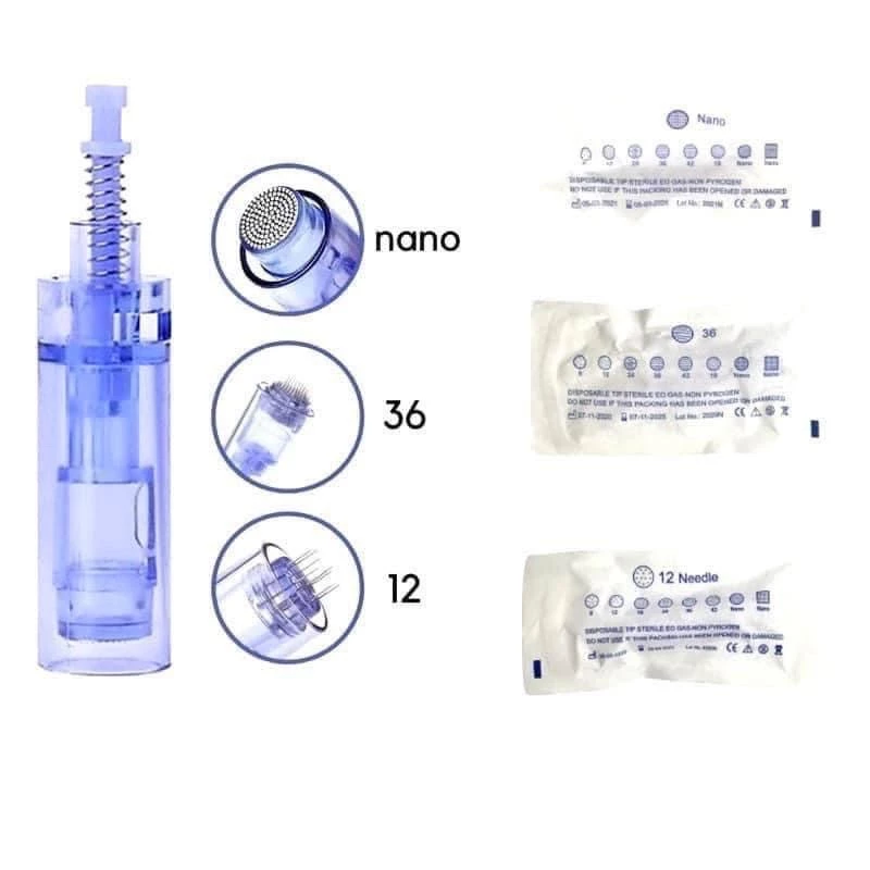 [Siêu sale] Combo 50 100 kim nano ,12 36 xanh chuẩn dùng trong spa thẫm mỹ viện