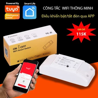 Công Tắc Điều Khiển Từ Xa, Bật Tắt Qua Điện Thoại (Wifi | 4G)