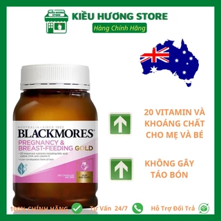 Blackmores Pregnancy & Breast-Feeding Gold 180 Viên - Vitamin tổng hợp cho bà bầu Blackmores của Úc