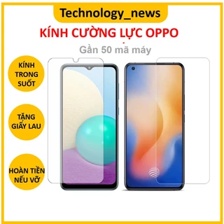 Kính cường lực OPPO A12/ A5S/ A3S/ A7/F9/F11 pro/F7/A71/A5/A9/A31/F5/Reno5/Reno4/A52/F1s/A91/A37/A53/A1k/A93/A73/A74/A94